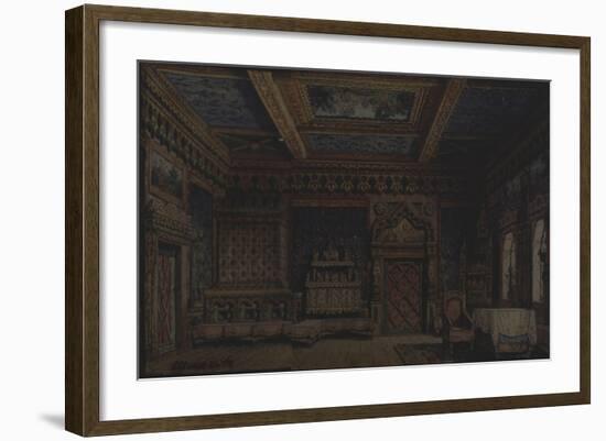 Stage Design for the Theatre Play Death of Ivan the Terrible by A. Tolstoy-Matvei Andreyevich Shishkov-Framed Giclee Print