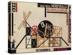 Stage Design for the Theatre Play the Magnificent Cuckold (Le Cocu Magnifiqu)-Lyubov Sergeyevna Popova-Stretched Canvas