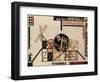 Stage Design for the Theatre Play the Magnificent Cuckold (Le Cocu Magnifiqu)-Lyubov Sergeyevna Popova-Framed Giclee Print