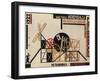 Stage Design for the Theatre Play the Magnificent Cuckold (Le Cocu Magnifiqu)-Lyubov Sergeyevna Popova-Framed Giclee Print