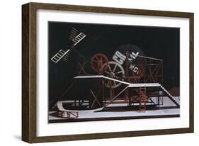 Stage Design for the Theatre Play the Magnificent Cuckold (Le Cocu Magnifiqu)-Lyubov Sergeyevna Popova-Framed Giclee Print