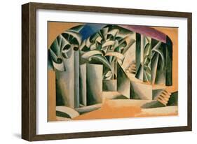 Stage Design For William Shakespeare's Play Romeo and Juliet, 1920-Liubov Sergeevna Popova-Framed Giclee Print