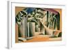 Stage Design For William Shakespeare's Play Romeo and Juliet, 1920-Liubov Sergeevna Popova-Framed Giclee Print