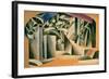 Stage Design For William Shakespeare's Play Romeo and Juliet, 1920-Liubov Sergeevna Popova-Framed Giclee Print