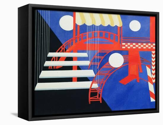 Stage Design Revue for the Edition Decors De Theatre, 1927-Alexandra Exter-Framed Stretched Canvas