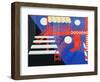 Stage Design Revue for the Edition Decors De Theatre, 1927-Alexandra Exter-Framed Giclee Print