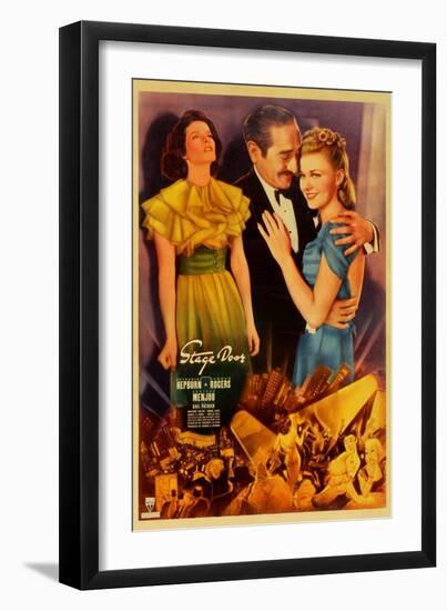 Stage Door, 1937-null-Framed Art Print