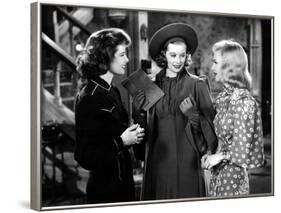 Stage Door, Katharine Hepburn, Lucille Ball, Ginger Rogers, 1937-null-Framed Photo