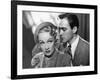STAGE FRIGHT, 1950 directed by ALFRED HITCHCOCK Marlene Dietrich / Richard Todd (b/w photo)-null-Framed Photo