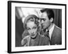 STAGE FRIGHT, 1950 directed by ALFRED HITCHCOCK Marlene Dietrich / Richard Todd (b/w photo)-null-Framed Photo