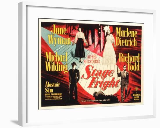 Stage Fright, 1950-null-Framed Art Print