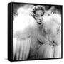 Stage Fright, Marlene Dietrich (Wearing a Christian Dior Design), 1950-null-Framed Stretched Canvas