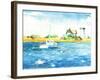 Stage Harbor Traps-Gregory Gorham-Framed Art Print