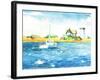 Stage Harbor Traps-Gregory Gorham-Framed Art Print