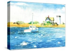 Stage Harbor Traps-Gregory Gorham-Stretched Canvas