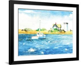 Stage Harbor Traps-Gregory Gorham-Framed Art Print