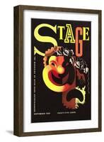 Stage Magazine Cover-null-Framed Art Print