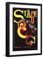 Stage Magazine Cover-null-Framed Art Print