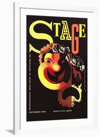 Stage Magazine Cover-null-Framed Art Print