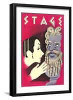 Stage Magazine Cover-null-Framed Art Print