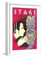 Stage Magazine Cover-null-Framed Art Print