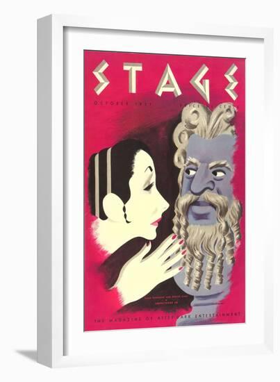 Stage Magazine Cover-null-Framed Art Print