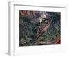 Stage of Mind: The Farewells-Umberto Boccioni-Framed Giclee Print