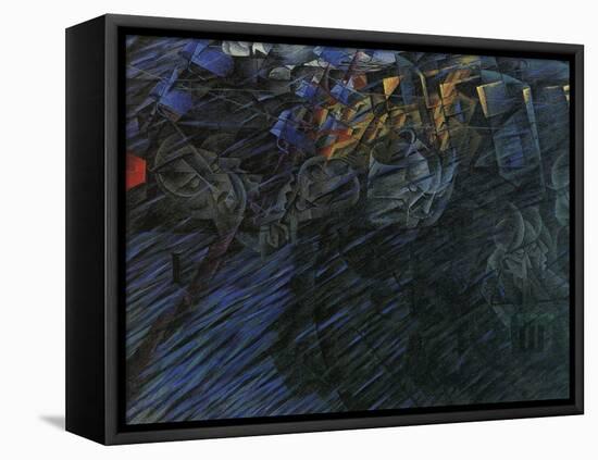 Stage of Mind: Those Who Go-Umberto Boccioni-Framed Stretched Canvas