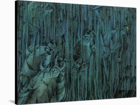 Stage of Mind: Those Who Stay-Umberto Boccioni-Stretched Canvas