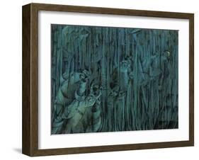 Stage of Mind: Those Who Stay-Umberto Boccioni-Framed Giclee Print