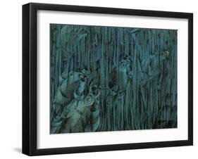 Stage of Mind: Those Who Stay-Umberto Boccioni-Framed Giclee Print