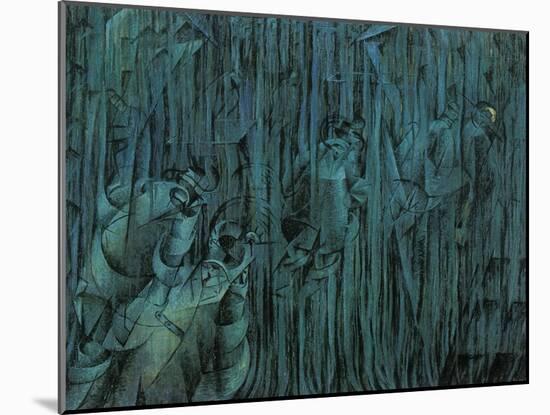 Stage of Mind: Those Who Stay-Umberto Boccioni-Mounted Giclee Print