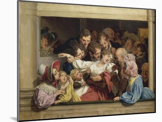 Stage on a Day of Free Entertainment: the Effect of Melodrama-Louis Leopold Boilly-Mounted Giclee Print