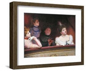 Stage or Au Theatre, 1885-1895-Federico Zandomeneghi-Framed Giclee Print