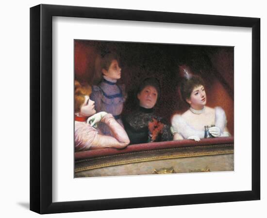 Stage or Au Theatre, 1885-1895-Federico Zandomeneghi-Framed Giclee Print