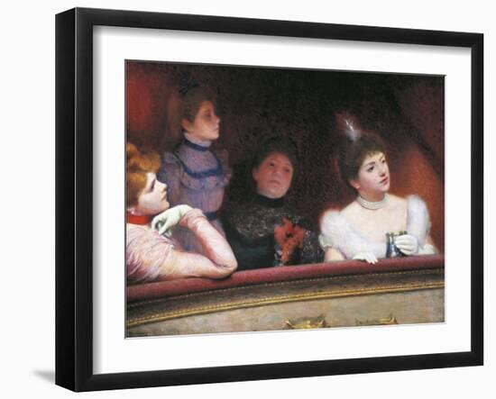 Stage or Au Theatre, 1885-1895-Federico Zandomeneghi-Framed Giclee Print