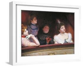 Stage or Au Theatre, 1885-1895-Federico Zandomeneghi-Framed Giclee Print