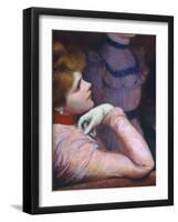 Stage or Au Theatre, 1885-1895-Federico Zandomeneghi-Framed Giclee Print