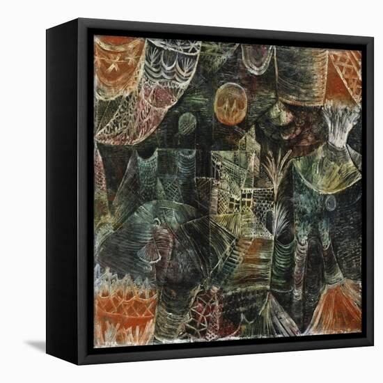 Stage Scenery-Paul Klee-Framed Stretched Canvas