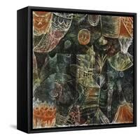 Stage Scenery-Paul Klee-Framed Stretched Canvas