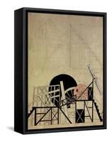 Stage Set Design for the Play the Magnanimous Cuckold by F. Crommelynck, Meyerhold Theatre, Moscow-Liubov Sergeevna Popova-Framed Stretched Canvas