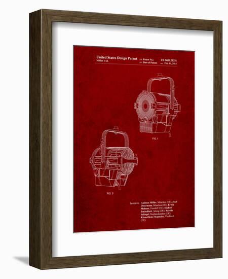 Stage Spotlight Patent-Cole Borders-Framed Art Print