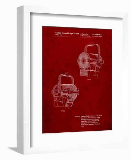 Stage Spotlight Patent-Cole Borders-Framed Art Print