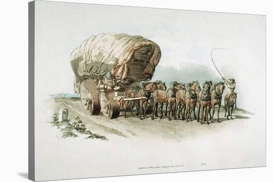 Stage Wagon, 1805-William Henry Pyne-Stretched Canvas