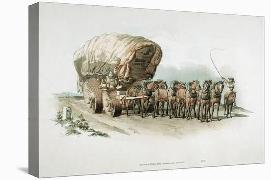 Stage Wagon, 1805-William Henry Pyne-Stretched Canvas