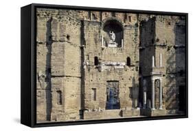 Stage Wall of the Roman Theatre, Orange-null-Framed Stretched Canvas