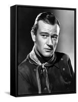 STAGECOACH, 1939 directed by JOHN FORD John Wayne (b/w photo)-null-Framed Stretched Canvas