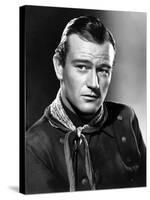 STAGECOACH, 1939 directed by JOHN FORD John Wayne (b/w photo)-null-Stretched Canvas