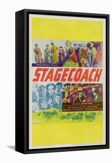 Stagecoach, 1939, Directed by John Ford-null-Framed Stretched Canvas