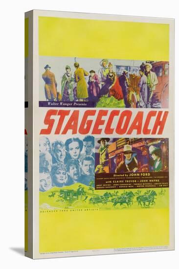 Stagecoach, 1939, Directed by John Ford-null-Stretched Canvas